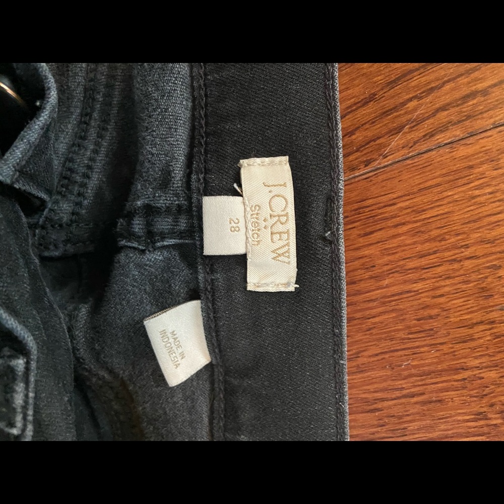 J.Crew women’s jeans. Stretch. Black. Size 28